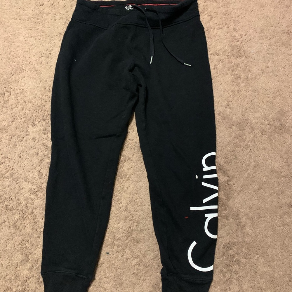 Calvin Klein Black Joggers(Size: M)